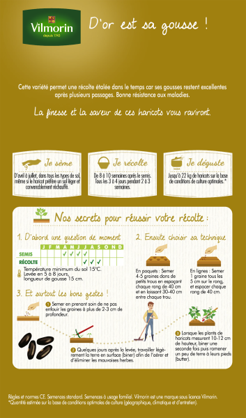 Légumes Secs - Haricot Nain Beurre Goussdor + 20 g Offert - MEDIA_PACKAGING_VERSO